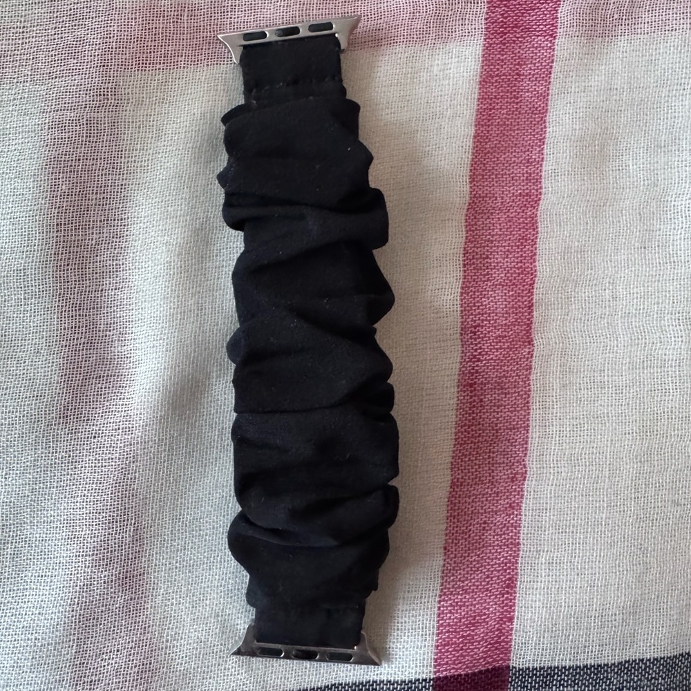 Black Scrunchie Apple Watch Band